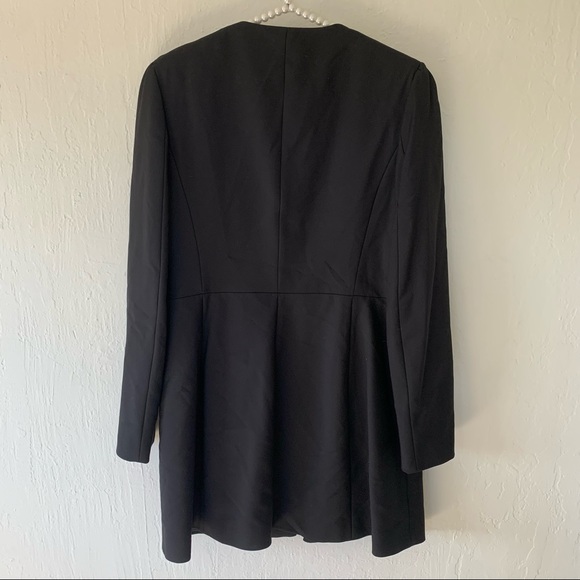Zara Zip Up Frock Jacket Coat - Picture 4 of 11